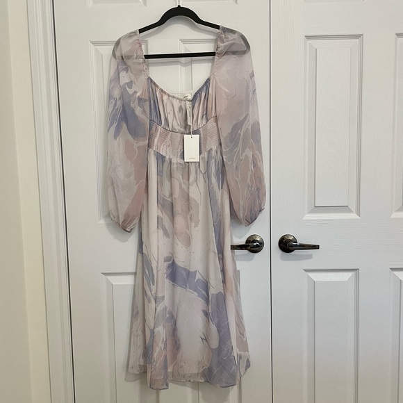 NWT Aritzia Wilfred Bella Slit Dress - Picture 6 of 7
